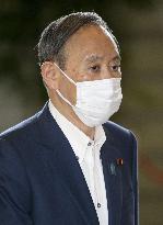 Japan PM Suga amid coronavirus pandemic