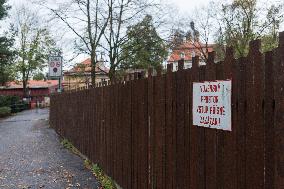 the military training base for war dogs in Chotyne