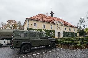 the military training base for war dogs in Chotyne