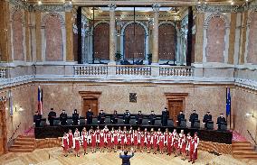 The Constitutional Court is celebrating its 25th anniversary, Brno Choir Kantilena