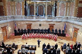 The Constitutional Court is celebrating its 25th anniversary, Brno Choir Kantilena