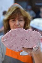 ham in the shape of the Czech Republic