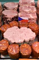 ham in the shape of the Czech Republic