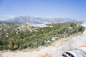 construction site of the Bar-Boljare motorway, highway, landscape, construction of the Kosman tunnel