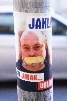 pre-election campaign sticker Ladislav Jakl, Senate elections 2018