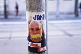 pre-election campaign sticker Ladislav Jakl, Senate elections 2018