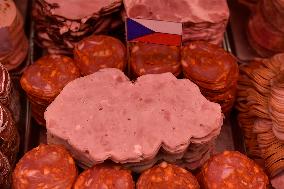 ham in the shape of the Czech Republic