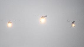 military parade on the occasion of 100th anniversary of Czechoslovakia's establishment, Sokol helicopter