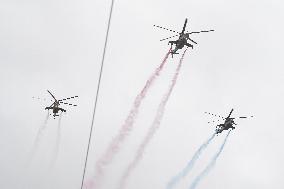 military parade on the occasion of 100th anniversary of Czechoslovakia's establishment, Mil Mi-24/35 helicopter