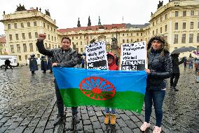 Roma Pride 2018 in Prague, flag of the Romani people