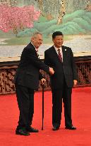 Milos Zeman, Xi Jinping