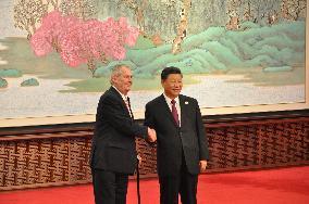 Milos Zeman, Xi Jinping