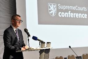 Andrej Babis, Supreme Courts in Changing Times international conference