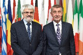 Pavel Samal, Andrej Babis, Supreme Courts in Changing Times international conference