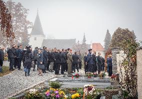 funeral with military honours of Czech soldier Tomas Prochazka who was killed in Afghanistan