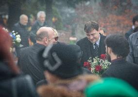 funeral with military honours of Czech soldier Tomas Prochazka who was killed in Afghanistan