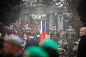 funeral with military honours of Czech soldier Tomas Prochazka who was killed in Afghanistan