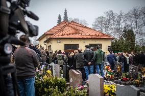 funeral with military honours of Czech soldier Tomas Prochazka who was killed in Afghanistan