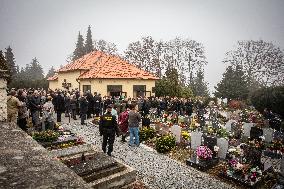 funeral with military honours of Czech soldier Tomas Prochazka who was killed in Afghanistan