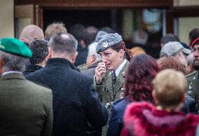 funeral with military honours of Czech soldier Tomas Prochazka who was killed in Afghanistan