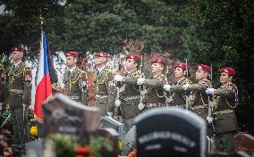 funeral with military honours of Czech soldier Tomas Prochazka who was killed in Afghanistan