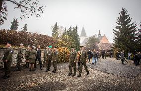 funeral with military honours of Czech soldier Tomas Prochazka who was killed in Afghanistan