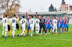 soccer players of Viktoria Plzen U-19 and Real Madrid U-19