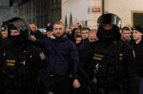 Fans of FC Copenhagen , police