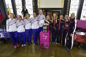 BARBORA KREJCIKOVA, BARBORA STRYCOVA, KATERINA SINIAKOVA, PETRA KVITOVA, PETR PALA, KATHY RINALDI, DANIELLE COLLINS, SOFIA KENIN, ALISON RISKE, NICOLE MELICHAR