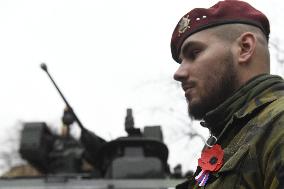 Czech Army shows its equipment and armament within Veterans Day