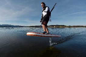 Petr Benes, electric foilboard  hydrofoil board, Efoil, Lift Foils, e paddleboard,