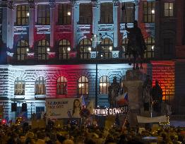 protest against PM Andrej Babis
