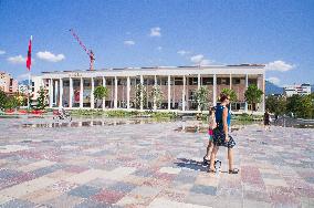 Tirana, National Theatre of Opera and Ballet of Albania (TKOB), Skanderbeg Square