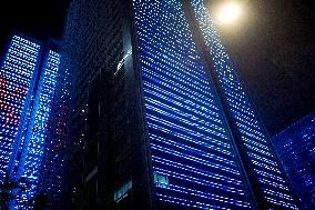 Complex of modern buildings, Chongqing, China