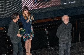 DAVID CERNY, artist, VERONIKA SOURALOVA, director Czech Press Photo, JOSEF KOUDELKA, photographer