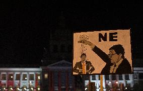 protest against PM Andrej Babis