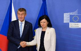 Andrej Babis, Vera Jourova