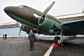 Douglas DC-3 military airliner called Dakota