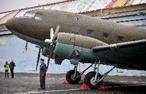 Douglas DC-3 military airliner called Dakota