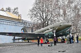 Douglas DC-3 military airliner called Dakota