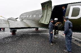 Douglas DC-3 military airliner called Dakota