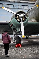 Douglas DC-3 military airliner called Dakota