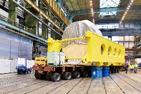 transport of 150 MW steam turbine to Nigeria