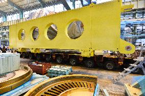 transport of 150 MW steam turbine to Nigeria