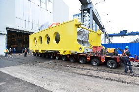 transport of 150 MW steam turbine to Nigeria