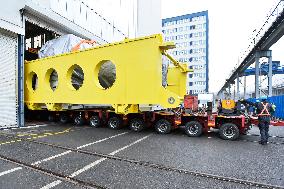 transport of 150 MW steam turbine to Nigeria