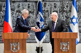 Milos Zeman, Reuven Rivlin