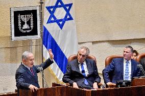 Benjamin Netanyahu, Milos Zeman, Yuli-Yoel Edelstein