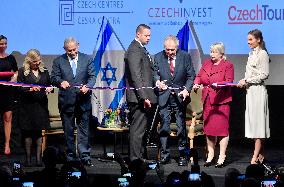 Ivana Zemanova, Milos Zeman, Benjamin Netanyahu, Sara Netanyahu
