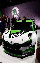 modernized rally car Skoda Fabia R5 by Skoda Motorsport